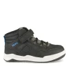 Baskets Montante NOIR Garçon Motif Uni Scratch