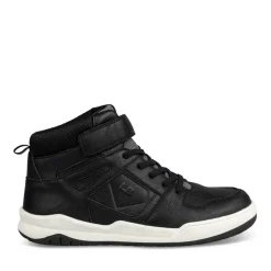 Baskets Montante NOIR Garçon Motif Uni Scratch