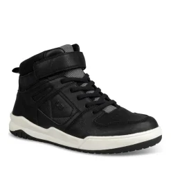 Baskets Montante NOIR Garçon Motif Uni Scratch