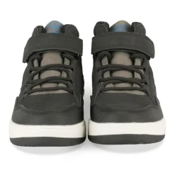 Baskets Montante NOIR Garçon Motif Uni Scratch