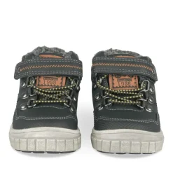 Baskets Montante NOIR Garçon Motif Uni Scratch