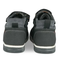Baskets Montante NOIR Garçon Motif Uni Scratch