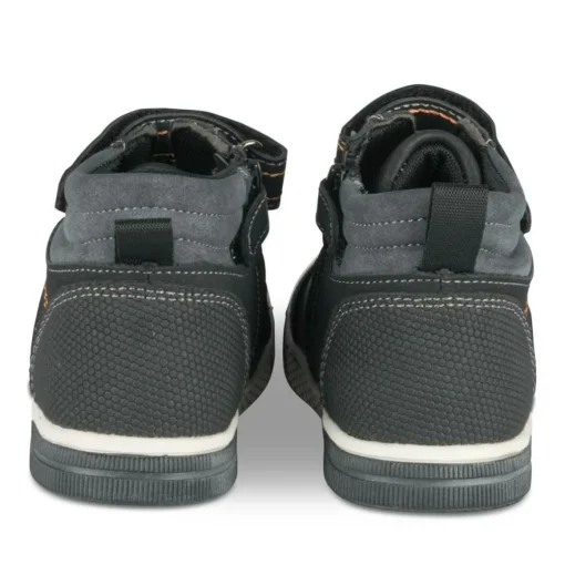 Baskets Montante NOIR Garçon Motif Uni Scratch