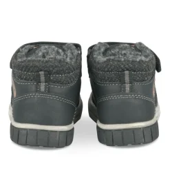 Baskets Montante NOIR Garçon Motif Uni Scratch