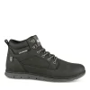Baskets Montante NOIR Homme Motif Uni A Enfiler