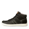 Baskets Montante NOIR Homme Motif Uni Lacets