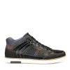 Baskets Montante NOIR Homme Motif Uni Lacets
