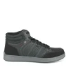 Baskets Montante NOIR Homme Motif Uni Lacets