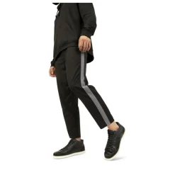 Baskets Montante NOIR Homme Motif Uni Lacets