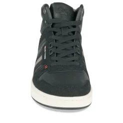 Baskets Montante NOIR Homme Motif Uni Lacets
