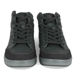 Baskets Montante NOIR Homme Motif Uni Lacets