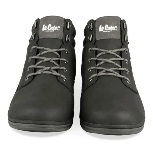 Baskets Montante NOIR Homme Motif Uni A Enfiler