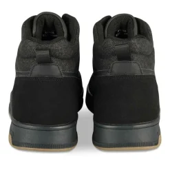 Baskets Montante NOIR Homme Motif Uni Lacets