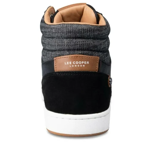 Baskets Montante NOIR Homme Lacets