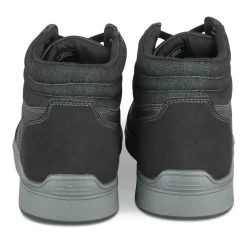 Baskets Montante NOIR Homme Motif Uni Lacets