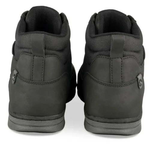 Baskets Montante NOIR Homme Motif Uni A Enfiler