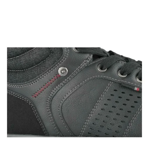 Baskets Montante NOIR Homme Motif Uni Lacets