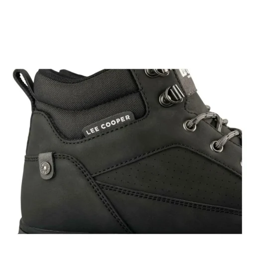 Baskets Montante NOIR Homme Motif Uni A Enfiler