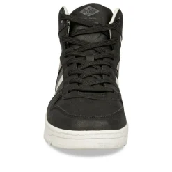 Baskets Montante NOIR Homme Motif Uni Lacets