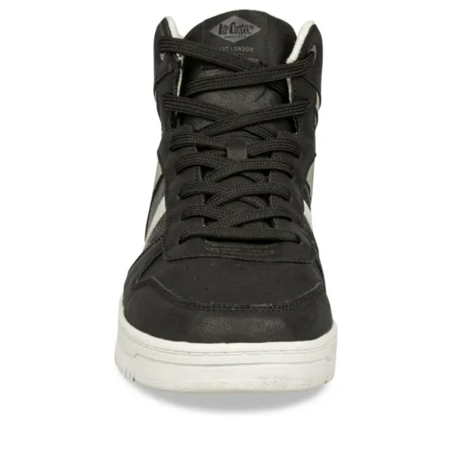 Baskets Montante NOIR Homme Motif Uni Lacets