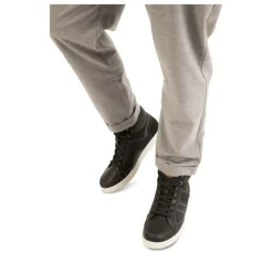 Baskets Montante NOIR Homme Motif Uni Lacets