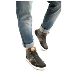 Baskets Montante NOIR Homme Lacets