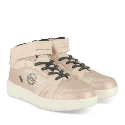 Baskets Montante OR Fille Motif Uni A Enfiler