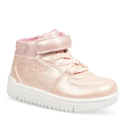 Baskets Montante ROSE Fille Motif Uni Fermeture éclair