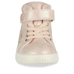 Baskets Montante ROSE Fille Motif Uni Scratch