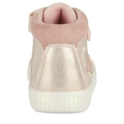 Baskets Montante ROSE Fille Motif Uni Scratch