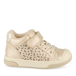Baskets Montante ROSE PALE Fille Motif Paillettes Scratch