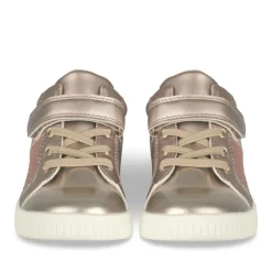 Baskets Montante TAUPE Fille Motif Iridescent Scratch