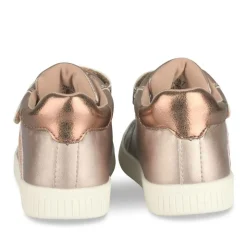 Baskets Montante TAUPE Fille Motif Iridescent Scratch
