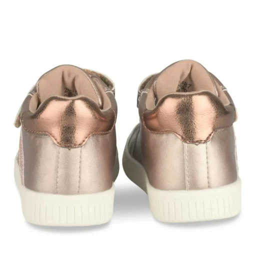 Baskets Montante TAUPE Fille Motif Iridescent Scratch