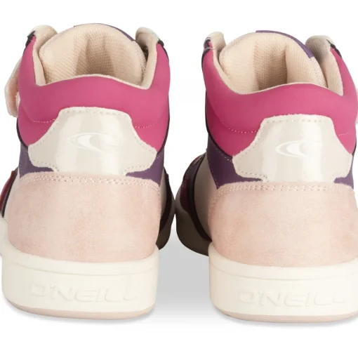Baskets MULTICOLOR Fille Motif Uni Scratch + Elastique