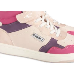 Baskets MULTICOLOR Fille Motif Uni Scratch + Elastique