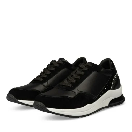 Baskets NOIR Femme Lacets