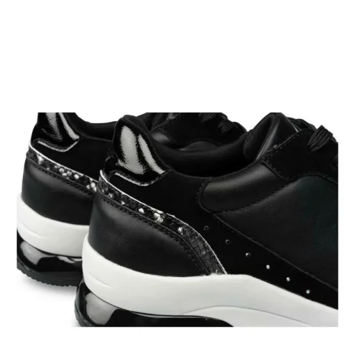 Baskets NOIR Femme Lacets