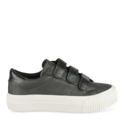 Baskets NOIR Femme Motif Uni Scratch