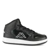 Baskets NOIR Femme Motif Uni Lacets