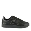 Baskets NOIR Femme Motif Animal Lacets