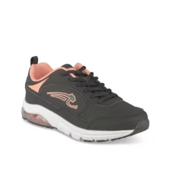 Baskets NOIR Femme Motif Multicolore Lacets