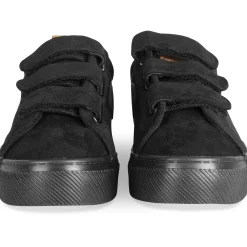 Baskets NOIR Femme Motif Uni Scratch