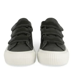 Baskets NOIR Femme Motif Uni Scratch