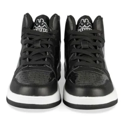 Baskets NOIR Femme Motif Uni Lacets