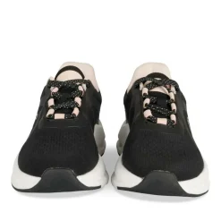 Baskets NOIR Femme Motif Uni A Enfiler
