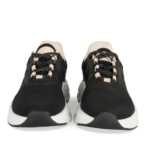 Baskets NOIR Femme Motif Uni A Enfiler
