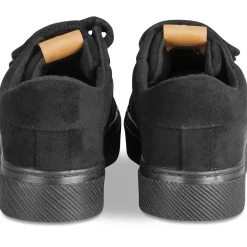 Baskets NOIR Femme Motif Uni Scratch