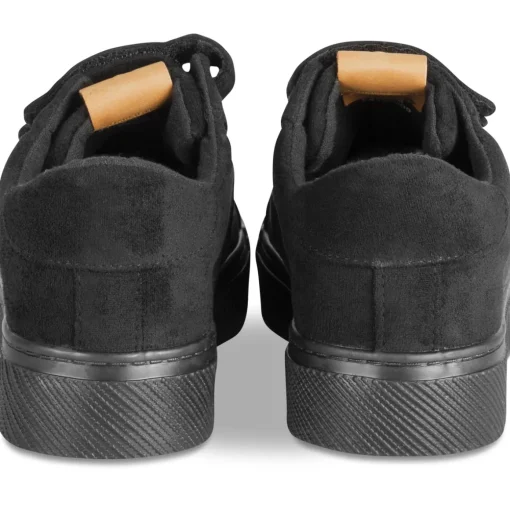 Baskets NOIR Femme Motif Uni Scratch
