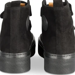 Baskets NOIR Femme Motif Uni Scratch